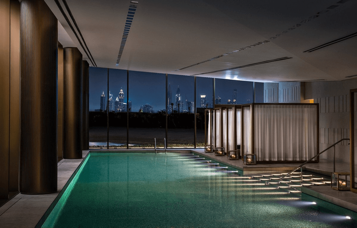 Bulgari Hotel Dubai spa pool